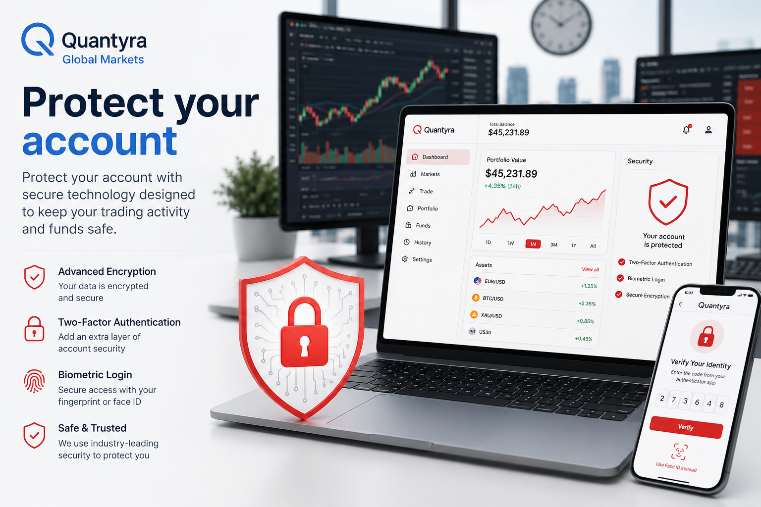 Multi-layered account protection workflow diagram